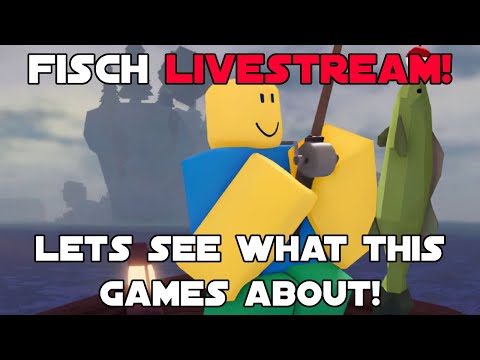 NEW to this game! Roblox Fisch Livestream!