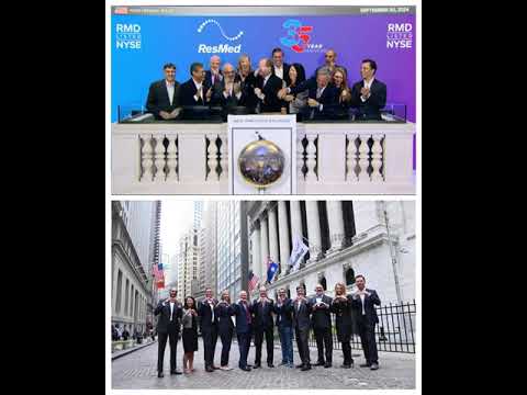 So honored to ring the opening bell at the #NYSE yesterday celebrating 35 years of #ResMed 😊 #shorts