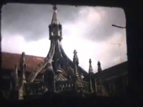 A Walk Around Salisbury in the Sixties - Rare colour cine film