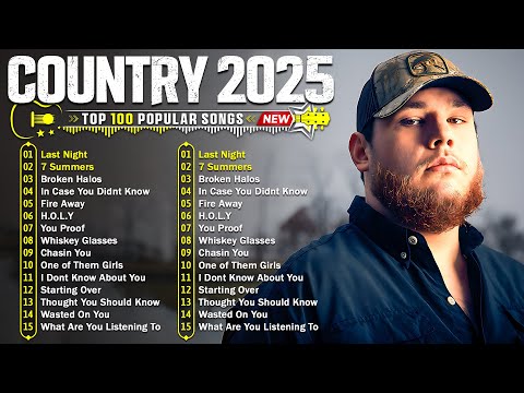 Country Music Playlist 2025 - Luke Combs, Luke Bryan, Morgan Wallen, Jason Aldean, Chris Stapleton