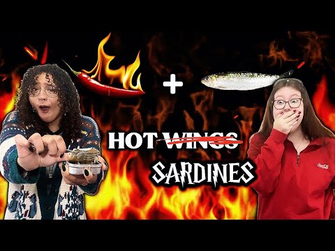 SPICY SARDINES CHALLENGE (EXTREMELY HOT + ABSOLUTELY DISGUSTING 🤮)