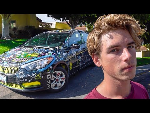 DESTROYING MY BEST FRIENDS CAR!!