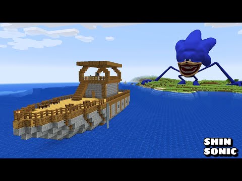 SURVIVING FROM SHIN SONIC in Minecraft Part 3 - Gameplay - Coffin Meme