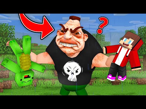 JJ and Mikey Escape From ROBLOX SCHOOL BULLY in Minecraft - Maizen