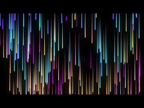 Falling Glowing Lines Screensaver HD - FREE Looping Background