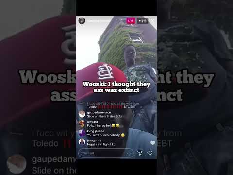 WOOSKI AND 051 MELLY DISSING 600 ON INSTA LIVE (2018)