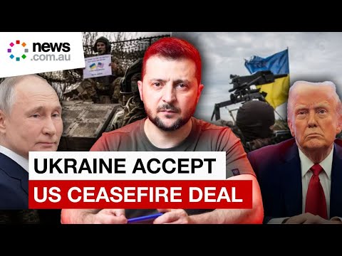 Ukraine stuns by accepting US ceasefire deal