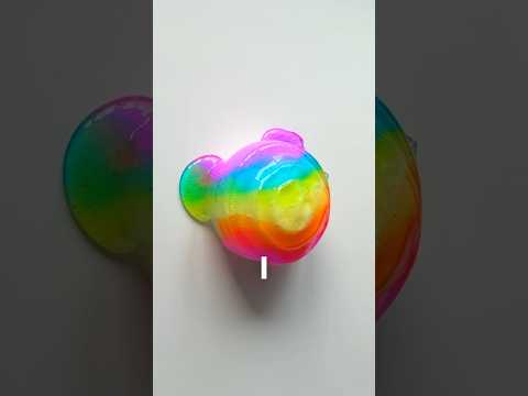 Painting Slime? #slime #satisfying