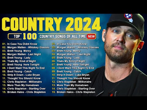 Country Music Playlist 2024 🎧️ Brett Young, Luke Combs, Morgan Wallen, Kane Brown, Jason Aldean