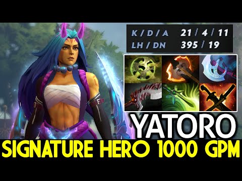 YATORO [Anti Mage] Signature Hero 1000 GPM Destroy Pub Game Dota 2