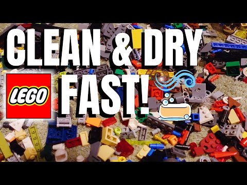 How to CLEAN and DRY Lego Parts FAST!