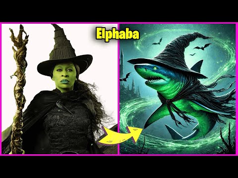 WICKED CHARACTER AS SHARK | NEW VIDEO 2025 | LOOK QUIZ