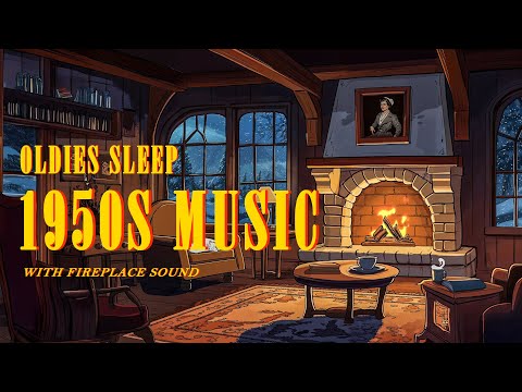 1950s oldies music playing in another room at cozy winter cabin | vintage music for unwind