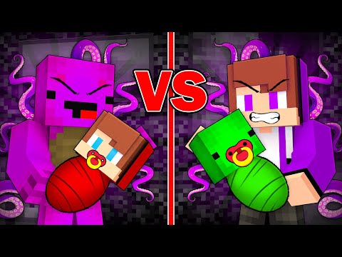 Dark Mikey and JJ Adopt Their BABIES in Minecraft (Maizen)