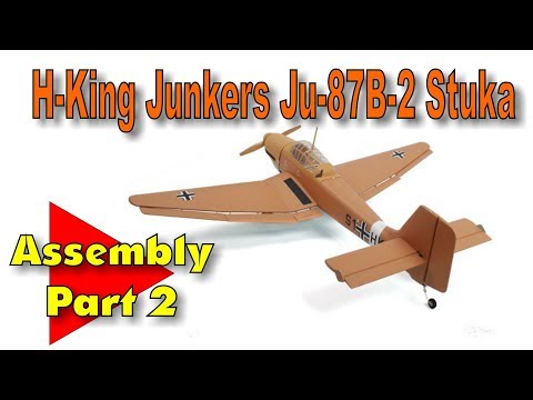 H-King Junkers Ju-87B-2 Stuka assembly part 2