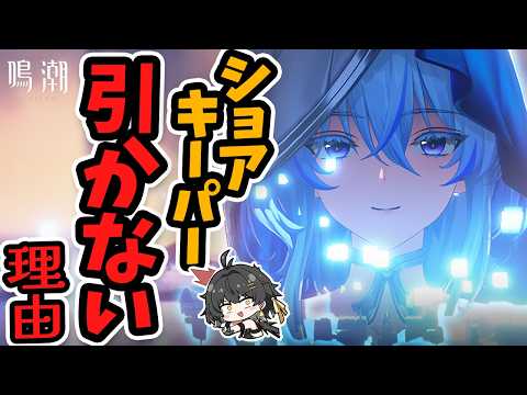 ショアキーパー「引かない理由」を提供！ヴェリーナが優秀すぎるから乗り換えなくても問題ない　白芷も優秀！　ツバキちゃんの実装にも備えたいね【鳴潮】