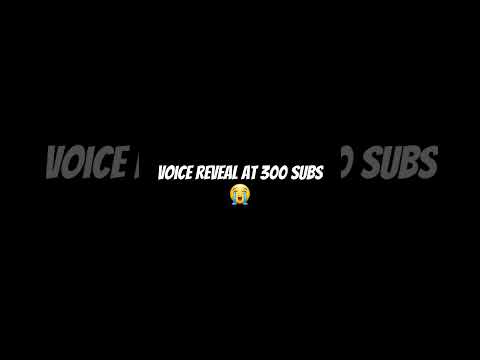 Voice Reveal At 300 subs #shorts #XelaSNOW