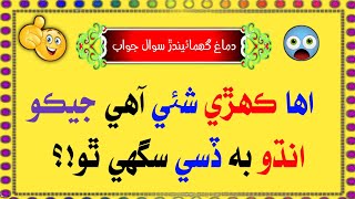 Sindhi Paheliyan | Sindhi Sawal Jawab | Sindhi Gujarat