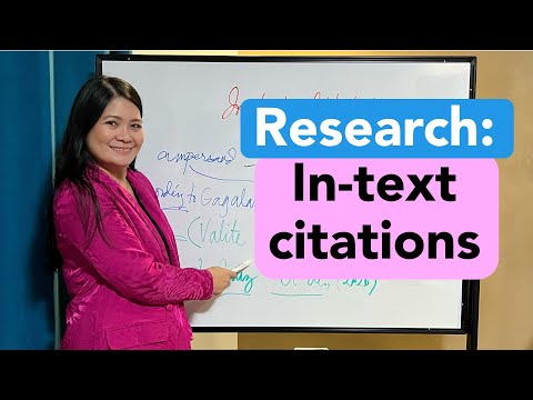 Mini lesson series: In-text citations