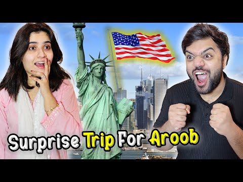 Surprise Trip For Aroob 😍 | We Are Going To America 🔥