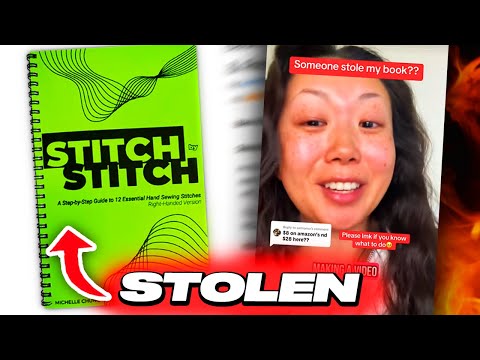 Artist's Sewing Book Gets STOLEN By Amazon Seller...