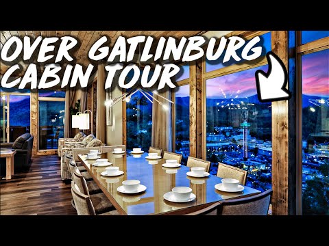 THIS CABIN SITS OVER GATLINBURG, TN A Birthday Cabin Stay & Tour