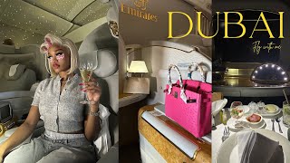 Fly with me to Dubai- first class *8 hour flight*, Atlantis the Royal room tour