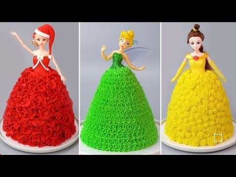 DISNEY PRINCESS Awesome👑Birthday Cake ldeas🌹 Tsunami CakeSatisfying Cake #9