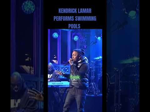 Kendrick Lamar Performing Swimming Pools 🎤