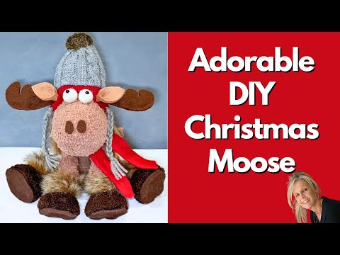 Get Crafty And Create An Adorable Diy Christmas Moose!