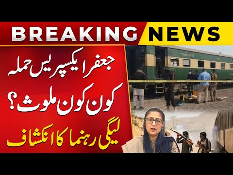 Jaffer Express Attack: Who's Involved? | PML-N Leader Shezra Mansab Ali Reveals the Truth