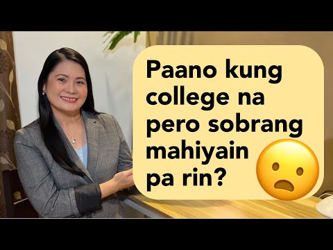 Paano kung college na pero sobrang mahiyain pa rin? | Tips