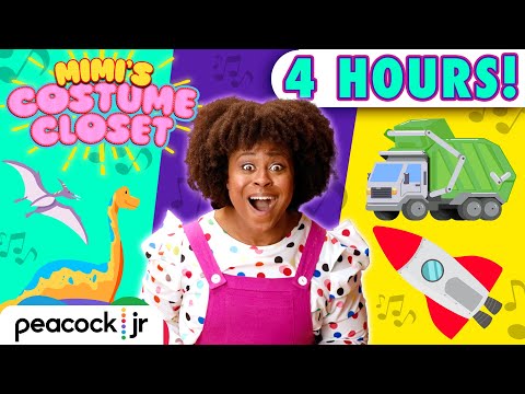 4 HOURS of Songs, Games & Learning for Kids! | MIMI'S COSTUME CLOSET