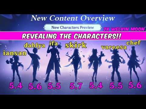 EXPOSING THE CHARACTERS BEHIND THE SILHOUETTES , reposted video with mic fix -genshin impact