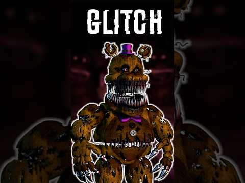 Fredbear GLITCH in FNAF 4  #fnaf #fnafglitch #fnaf4 #shorts