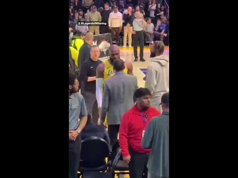 LeBron confronts commentator in heated moment