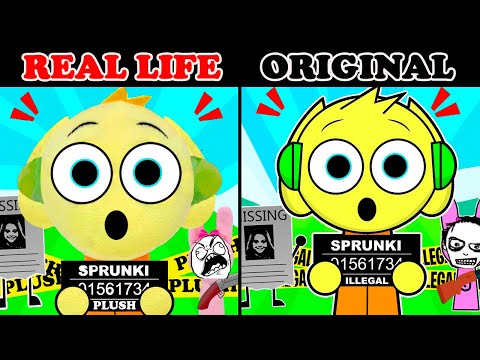 Best of INCREDIBOX SPRUNKI: Unlocking ILLEGAL SPRUNKI PHASES  | ORIGINAL vs Plush Toy REAL LIFE