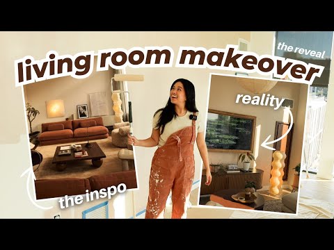 MIDCENTURY MODERN MEETS JAPANDI LIVING ROOM *finishing the first makeover in my new apartment*