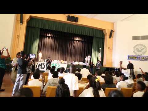 DJ Mustard Hosts Surprise Backpack Giveaway at Middle School in Los Angeles