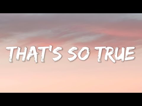 That’s So True - Gracie Abrams (Lyrics)