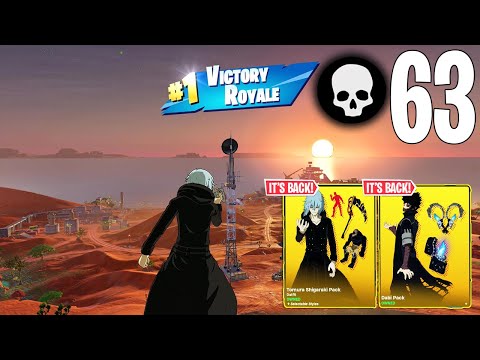 63 Elimination Solo Vs Squads "Build / Zero Build" Gameplay Wins (NEW! Fortnite Chapter 5 Season 3)