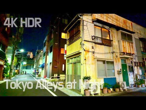 Tokyo Alleys at Night: A Nostalgic Walk Through Japan’s 2nd Oldest Shopping Arcade | 4K/HDR