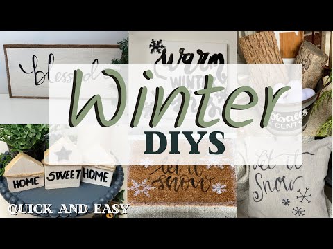 ❄️ Winter DIYs | Winter Decorating Ideas | Winter Decorating after Christmas