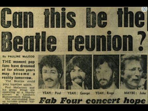 How close did the Beatles get to a reunion concert 1979?