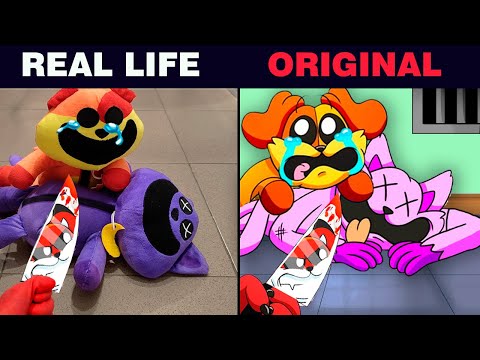 MIND-BLOWING | REAL LIFE vs ORIGINAL  Poppy PlayTime Chapter 3 | The Best TikTok of CatNap