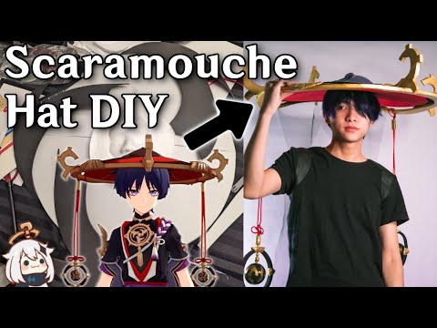 How I made my own Scaramouche hat from Genshin Impact