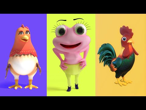 THE CHICKEN DANCE 🟠 NURSERY RHYMES 🟠 MY DAIRY COW 🟠 NURSERY RHYMES SONGS 🟠 VIDEOS FOR KIDS