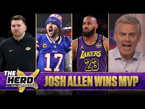 ‘No problem’ with Josh Allen winning MVP over Lamar, Will Luka & LeBron win a ring? | THE HERD