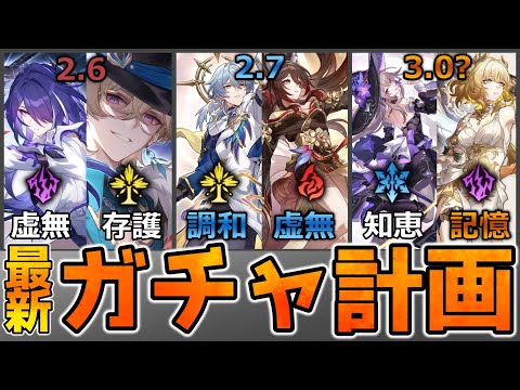 【崩壊スターレイル】Ver2.6～3.0誰引くべき？復刻も踏まえて解説！(サンデー/新停雲/ヘルタ本体/アグライア/黄泉/アベンチュリン)