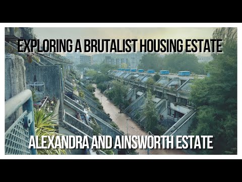 Brutalist London Housing Estate | Alexandra and Ainsworth Estate aka Rowley Way